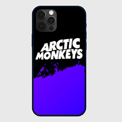 Чехол iPhone 12 Pro Max Arctic Monkeys purple grunge