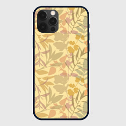 Чехол для iPhone 12 Pro Max Nature pattern, цвет: 3D-черный