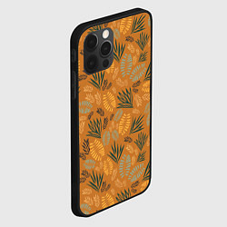 Чехол для iPhone 12 Pro Max Мексиканские оранжевые папаротники, цвет: 3D-черный — фото 2