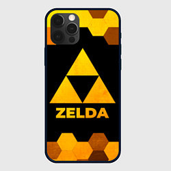 Чехол iPhone 12 Pro Max Zelda - gold gradient