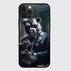 Чехол для iPhone 12 Pro Max Payday 3 animal mask, цвет: 3D-черный