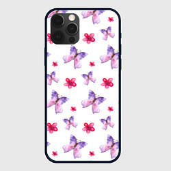 Чехол iPhone 12 Pro Max Spring butterflies