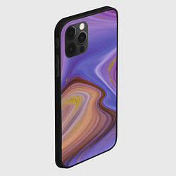 Чехол для iPhone 12 Pro Max Violet fantasy, цвет: 3D-черный — фото 2