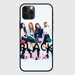 Чехол для iPhone 12 Pro Max Blackpink girls, цвет: 3D-черный