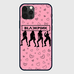 Чехол iPhone 12 Pro Max Blackpink силуэт