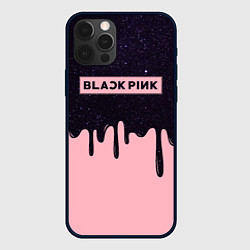 Чехол для iPhone 12 Pro Max Blackpink - oil space, цвет: 3D-черный