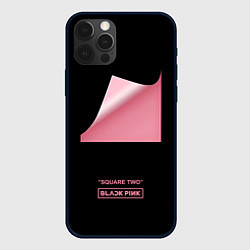 Чехол для iPhone 12 Pro Max Blackpink Square two, цвет: 3D-черный