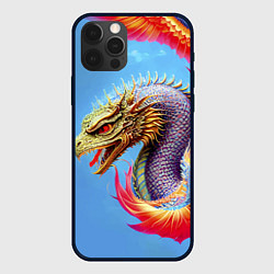 Чехол iPhone 12 Pro Max Dragon - irezumi - tattoo - Japan