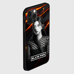 Чехол для iPhone 12 Pro Max Jisoo gold, цвет: 3D-черный — фото 2