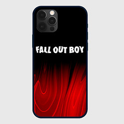 Чехол для iPhone 12 Pro Max Fall Out Boy red plasma, цвет: 3D-черный