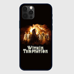 Чехол для iPhone 12 Pro Max Within Temptation space, цвет: 3D-черный