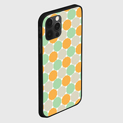 Чехол для iPhone 12 Pro Max Grey yellow green style, цвет: 3D-черный — фото 2