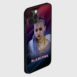 Чехол для iPhone 12 Pro Max Blackpink Rose, цвет: 3D-черный — фото 2