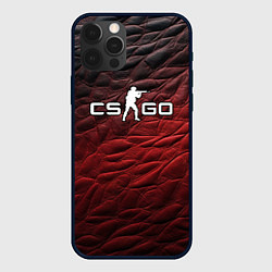 Чехол iPhone 12 Pro Max CS GO dark red