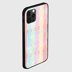 Чехол для iPhone 12 Pro Max Color lines, цвет: 3D-черный — фото 2