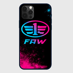 Чехол iPhone 12 Pro Max FAW - neon gradient