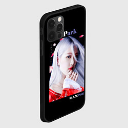 Чехол для iPhone 12 Pro Max Blackpink Rose Red Kimono, цвет: 3D-черный — фото 2