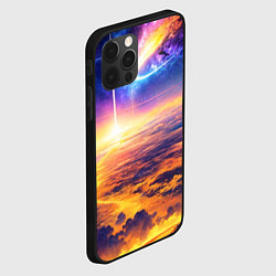 Чехол для iPhone 12 Pro Max Космическая вселенная, цвет: 3D-черный — фото 2
