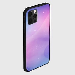 Чехол для iPhone 12 Pro Max Градиентовый космос, цвет: 3D-черный — фото 2