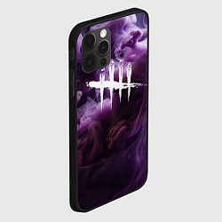 Чехол для iPhone 12 Pro Max Dead By Daylight Logo Smoke, цвет: 3D-черный — фото 2