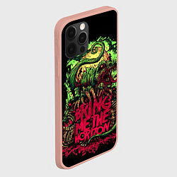 Чехол для iPhone 12 Pro Max Bring me the horizon dinosaurs, цвет: 3D-светло-розовый — фото 2