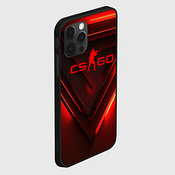 Чехол для iPhone 12 Pro Max CS GO red light, цвет: 3D-черный — фото 2