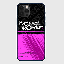 Чехол для iPhone 12 Pro Max My Chemical Romance rock legends: символ сверху, цвет: 3D-черный