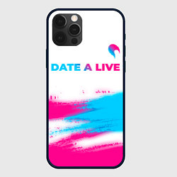 Чехол iPhone 12 Pro Max Date A Live neon gradient style: символ сверху