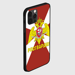 Чехол для iPhone 12 Pro Max Росгвардия - герб, цвет: 3D-черный — фото 2