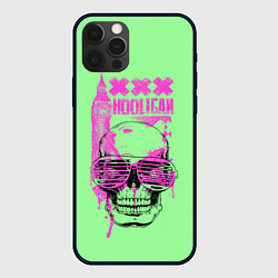 Чехол для iPhone 12 Pro Max Hooligan - skull, цвет: 3D-черный