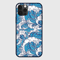 Чехол iPhone 12 Pro Max Sea waves