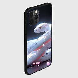 Чехол для iPhone 12 Pro Max Лунный змей, цвет: 3D-черный — фото 2