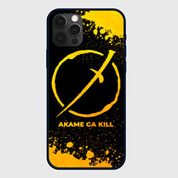 Чехол iPhone 12 Pro Max Akame ga Kill - gold gradient