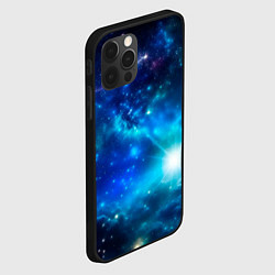 Чехол для iPhone 12 Pro Max Звёздный космос чёрно-синий, цвет: 3D-черный — фото 2