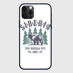 Чехол для iPhone 12 Pro Max Сибирь - из России с любовью, цвет: 3D-черный