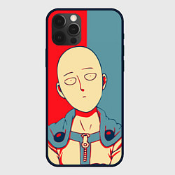 Чехол iPhone 12 Pro Max Saitama hero face