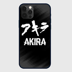 Чехол для iPhone 12 Pro Max Akira glitch на темном фоне, цвет: 3D-черный