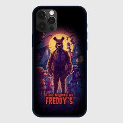 Чехол iPhone 12 Pro Max Five Nights at Freddys horror