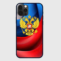 Чехол iPhone 12 Pro Max Золотой герб России