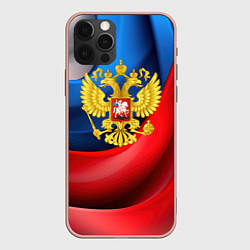 Чехол iPhone 12 Pro Max Золотой герб России