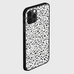 Чехол для iPhone 12 Pro Max Маленькие цветочки паттерн, цвет: 3D-черный — фото 2