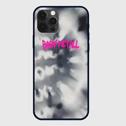 Чехол для iPhone 12 Pro Max Тай дай baby metall, цвет: 3D-черный