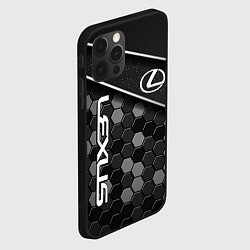 Чехол для iPhone 12 Pro Max Lexus - Строгий технологичный, цвет: 3D-черный — фото 2