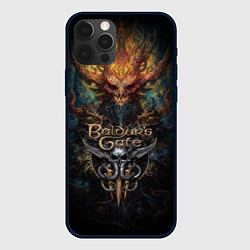 Чехол для iPhone 12 Pro Max Baldurs Gate 3 demon, цвет: 3D-черный