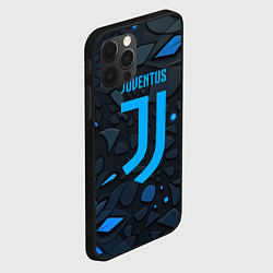 Чехол для iPhone 12 Pro Max Juventus blue logo, цвет: 3D-черный — фото 2
