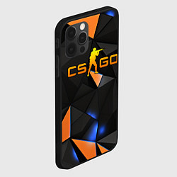 Чехол для iPhone 12 Pro Max CSGO orange style, цвет: 3D-черный — фото 2