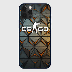 Чехол iPhone 12 Pro Max CSGO объемные плиты