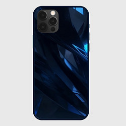 Чехол для iPhone 12 Pro Max Синяя безгранность, цвет: 3D-черный