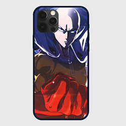 Чехол iPhone 12 Pro Max One Punch Man Сайтама