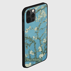 Чехол для iPhone 12 Pro Max Цветущие ветки миндаля - картина ван Гога, цвет: 3D-черный — фото 2